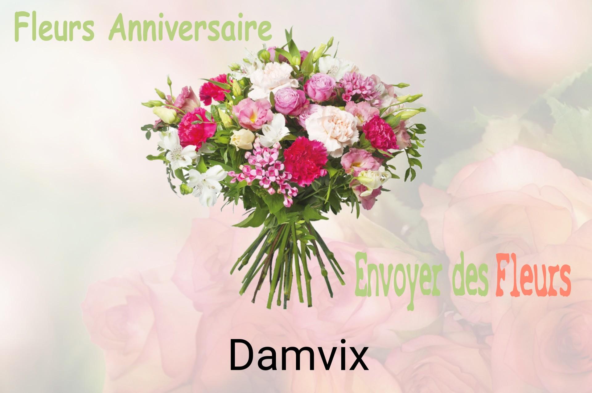 Bouquet de fleurs d’anniversaire livré à Damvix